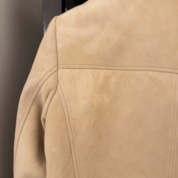 New Reformation Veda Lincoln Suede Shirt Jacket - Picture 5 of 10